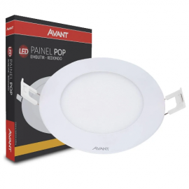 Led Painel Pop Emb. Red. 22 BR6500K 18W BI