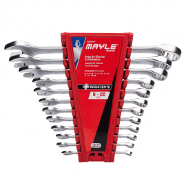 Jogo de Chave Combinada Mayle 6 a 22mm 12 peças